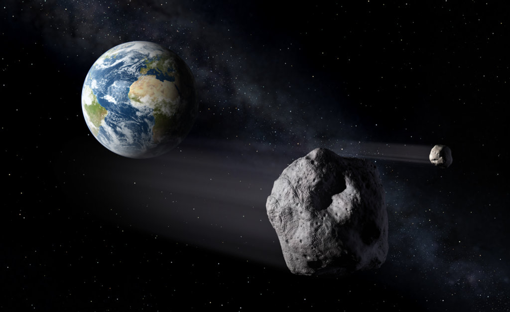 asteroids on earth