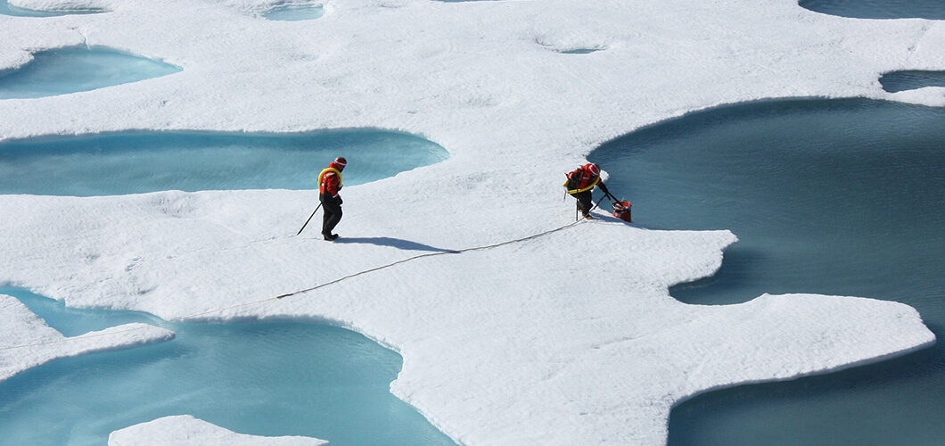 ice caps melting