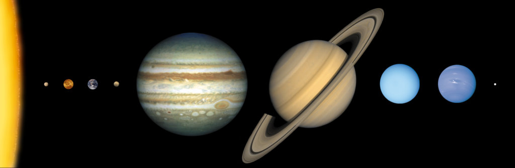 solar planet scale comparison